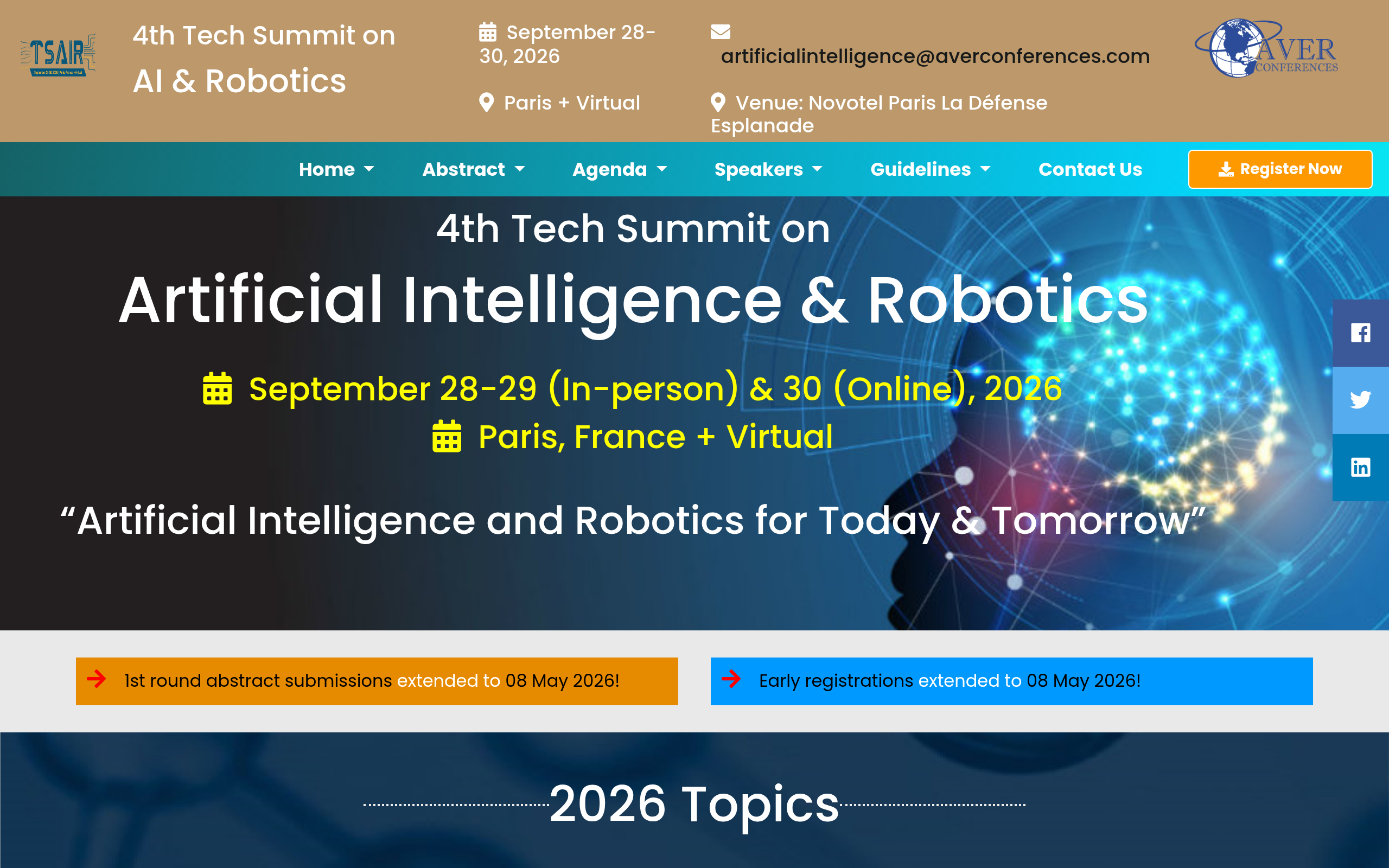 Tech Summit on Artificial Intelligence & Robotics