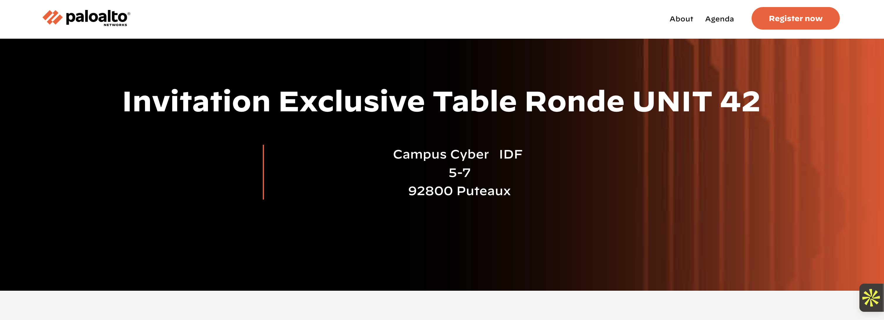 Invitation exclusive Table ronde UNIT 42